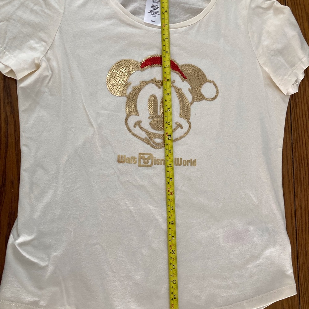 Disney Parks Sequin Mickey T-shirt - Picture 4 of 7